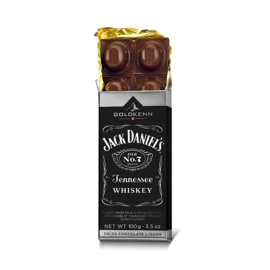 Швейцарски млечен шоколад Goldkenn Jack Daniel's Whiskey 