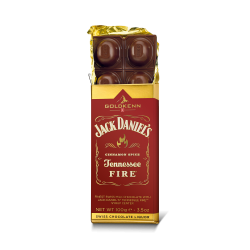Швейцарски млечен шоколад Goldkenn Jack Daniel's Fire