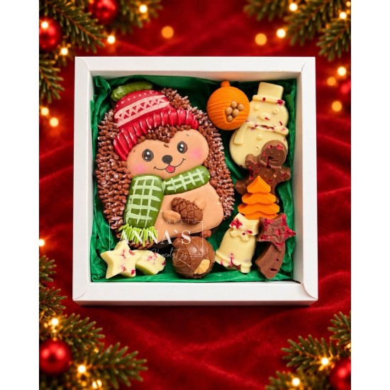 Бисквита и шоколадови бонбони в кутия, Annas Chocolates