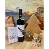 Семейна коледна кутия „Коледа у дома“ с персонализирана играчка за елха