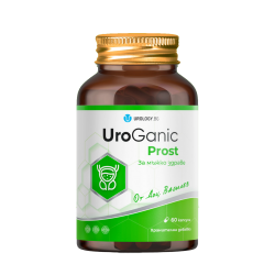 Формула за здрава простата Uroganic Prost, от Доц. Василев, 60 капсули