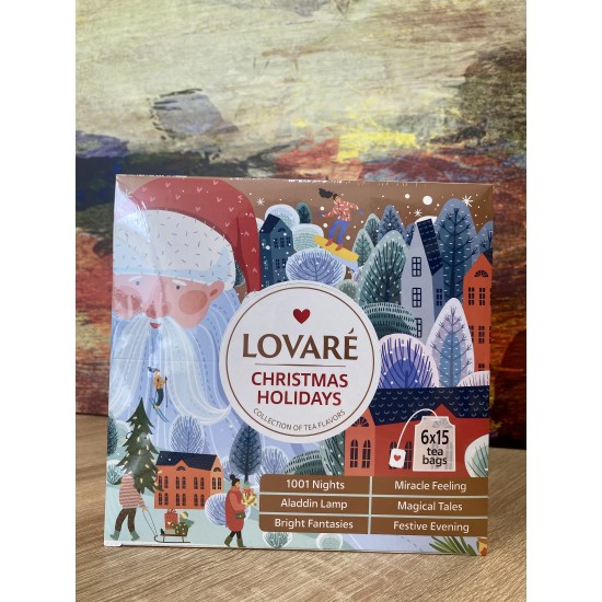 Подаръчен Комплект Чай Merry Christmas, Lovare, 60 бр